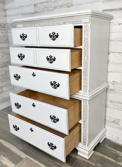 Tall White Farmhouse Dresser