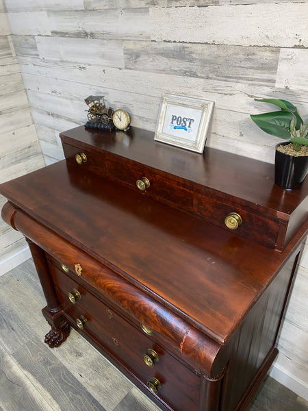 Antique Empire Mahogany Dresser Chest