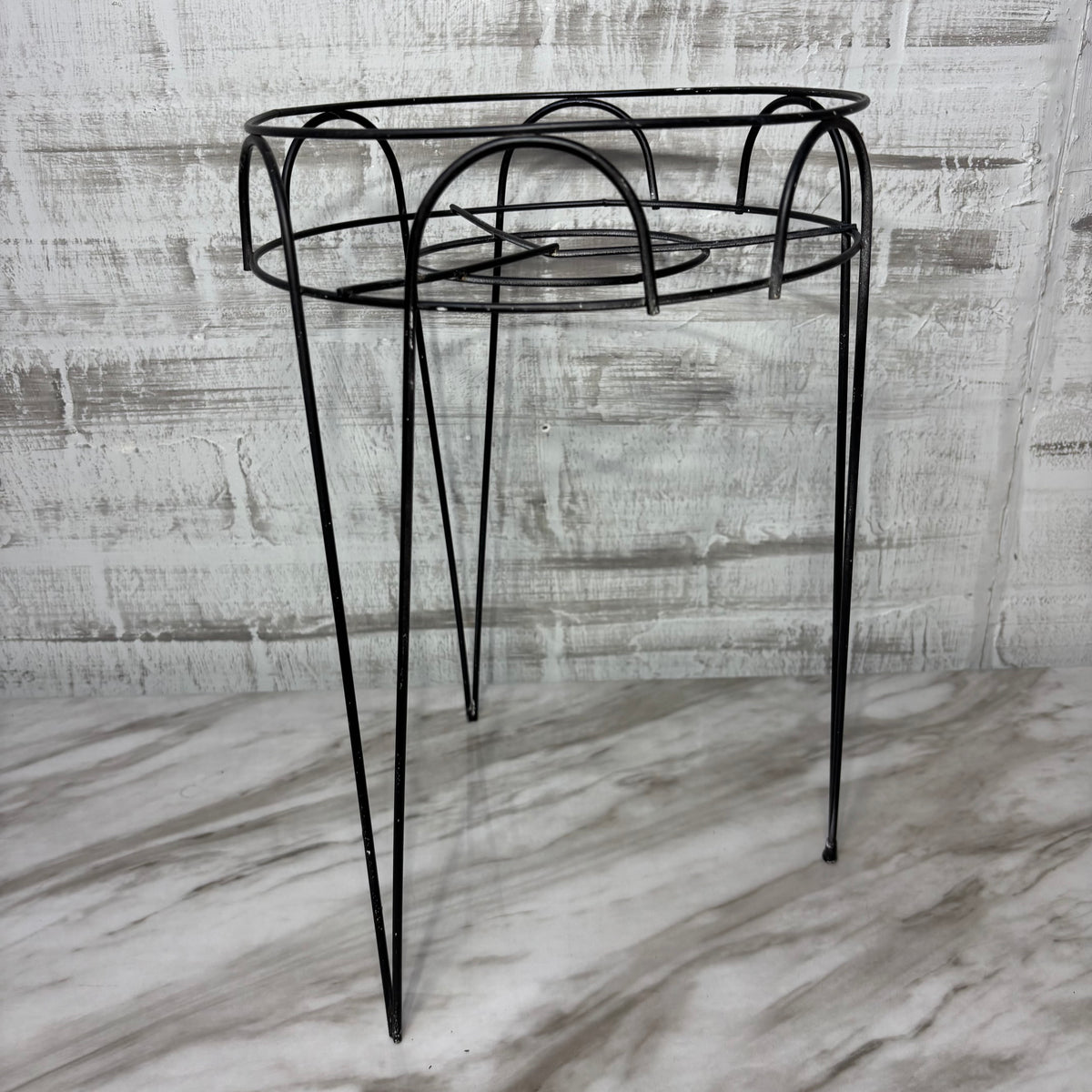 Black Metal Tall Plant Stand