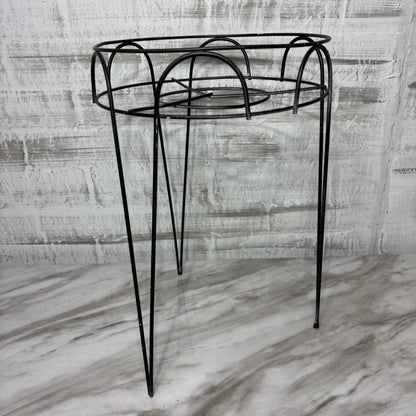Black Metal Tall Plant Stand