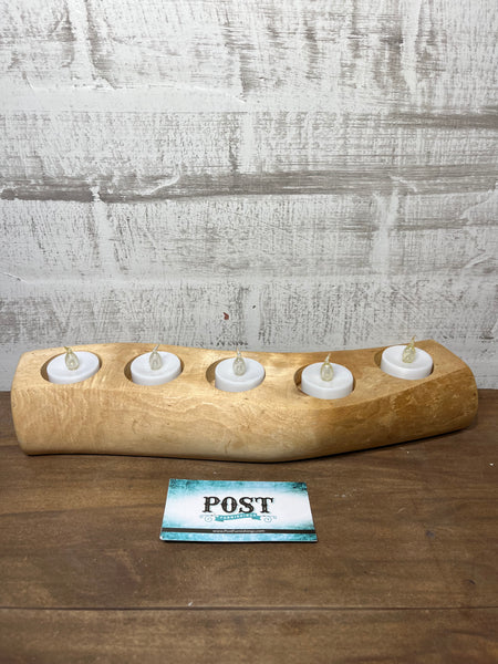 Wooden Candle Holder