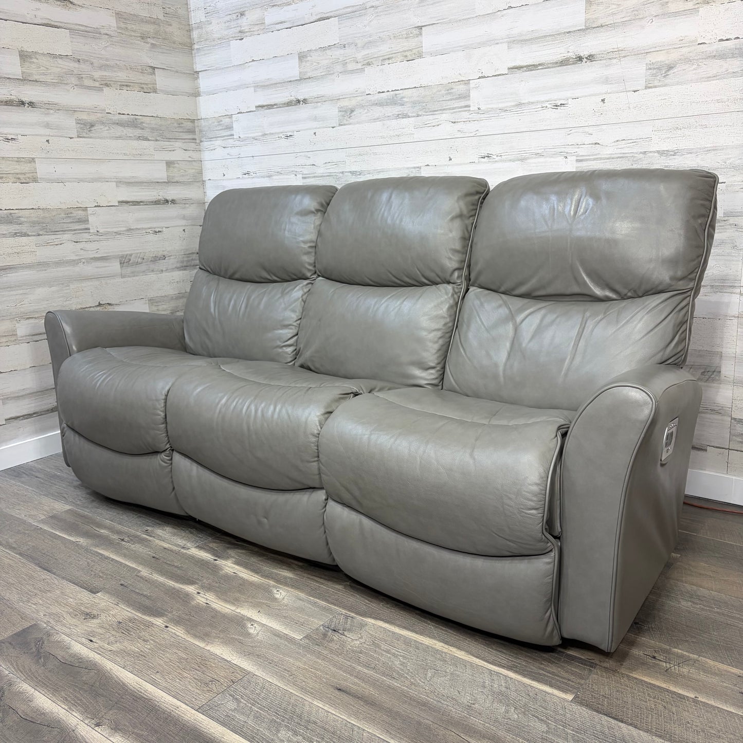 La-Z-boy Rowan Leather Power Recliner Couch