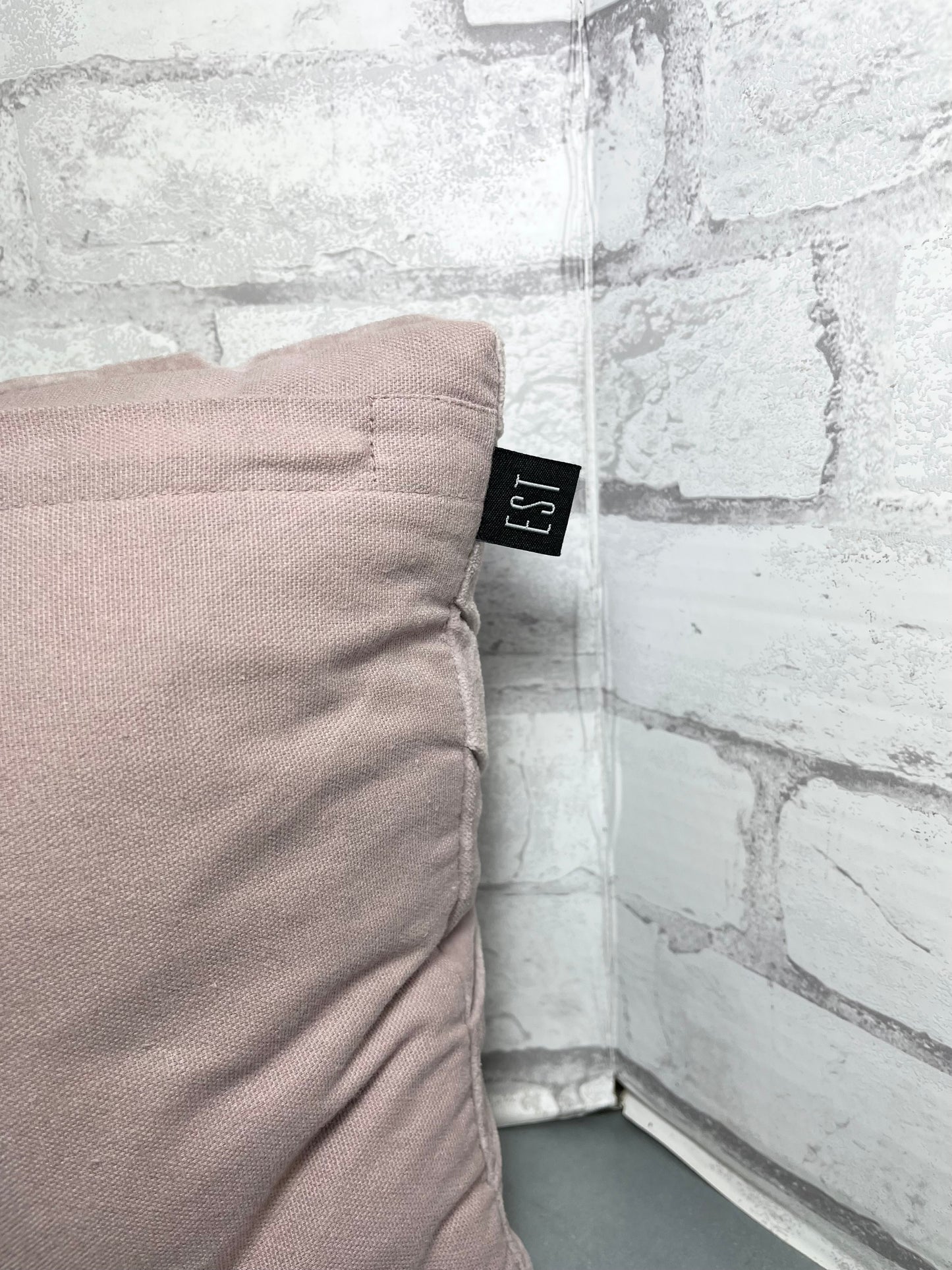 Soft Pink Velvet Rectangle Pillow