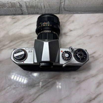 Vintage Honeywell Pentax H3 SLR Film Camera Asahi Takumar