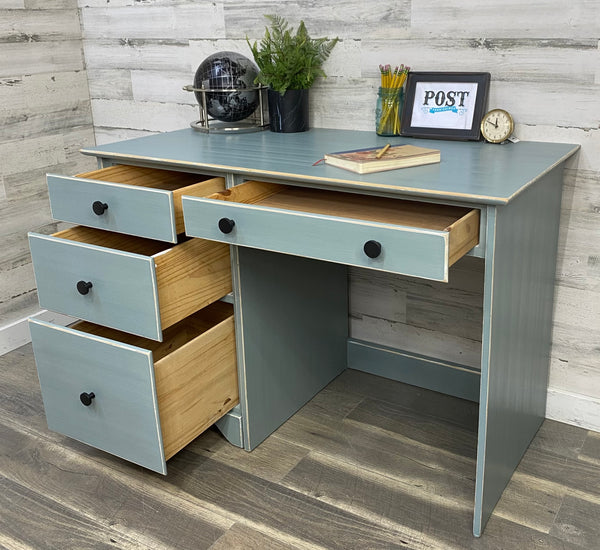 Blue Gray Stanton Desk