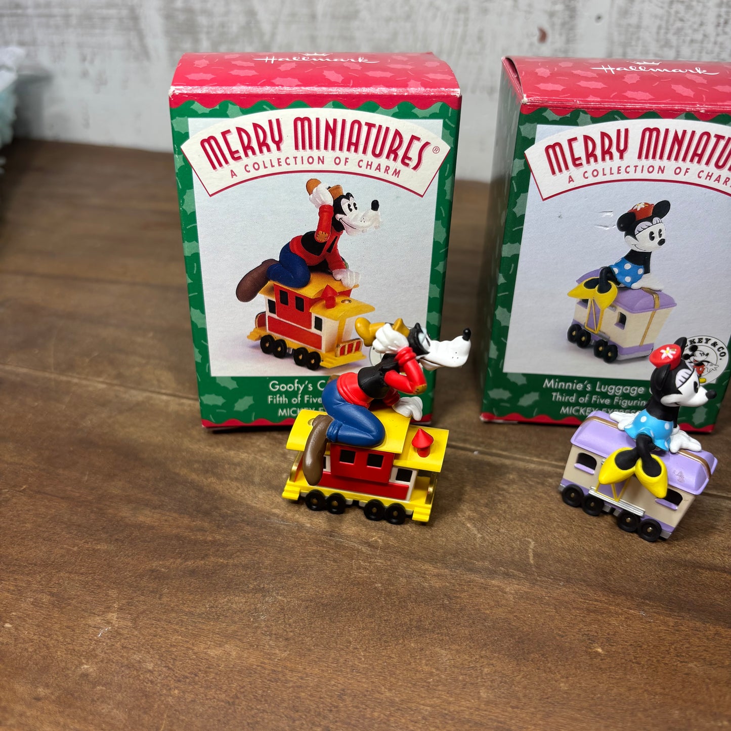 1998 Hallmark Merry Miniatures Mickey's Express Train Collection