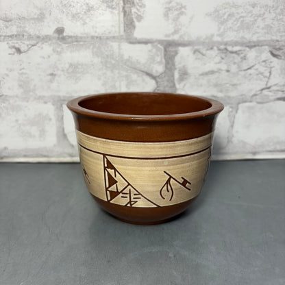 Vintage Native American Pottery Bowl