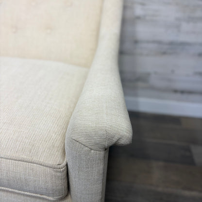 Modern Cream Tufted Sofa Couch