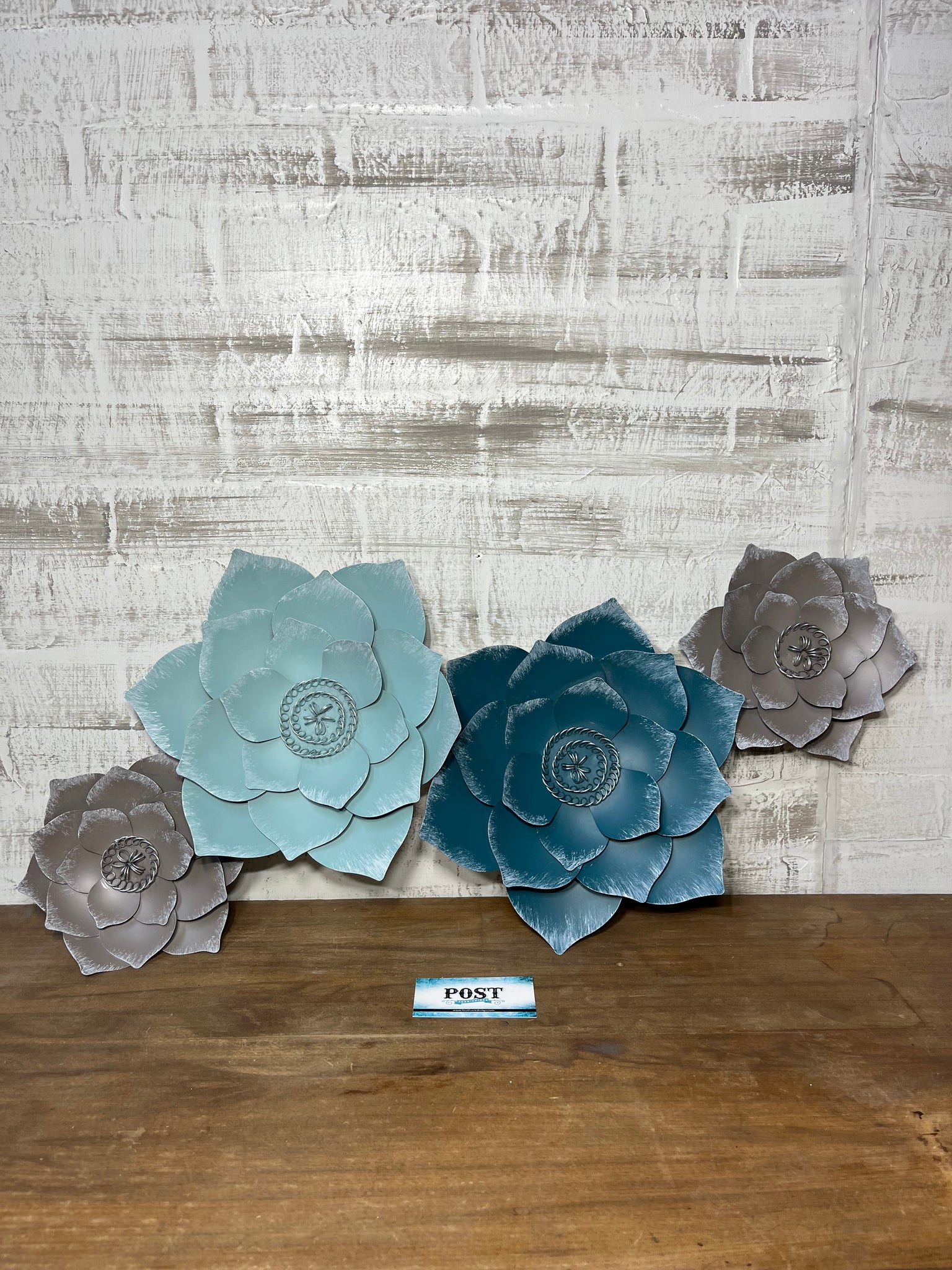 Indoor Outdoor Metal Flower Decor
