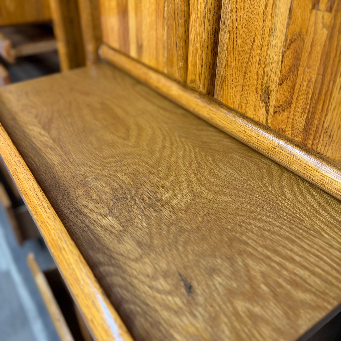 Oak Armoire Wardrobe Set Of 2