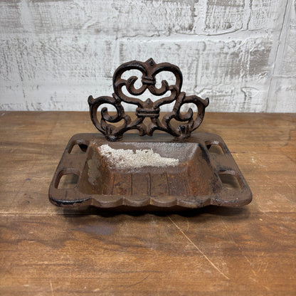 Antique Cast Iron Soap Dish