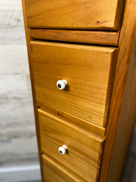 Solid Pine Wood Skinny Drawers