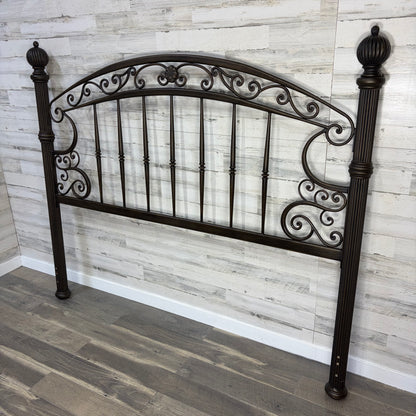 Hillsdale Chesapeake King Metal Headboard Rustic Brown