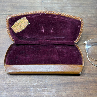 Antique Spectacles Reading Glasses Picture Frame