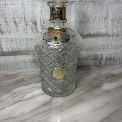 Vintage Beccaro Glass Decanter W/ Stopper