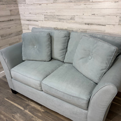 Bauhaus Blue Loveseat Sofa Couch