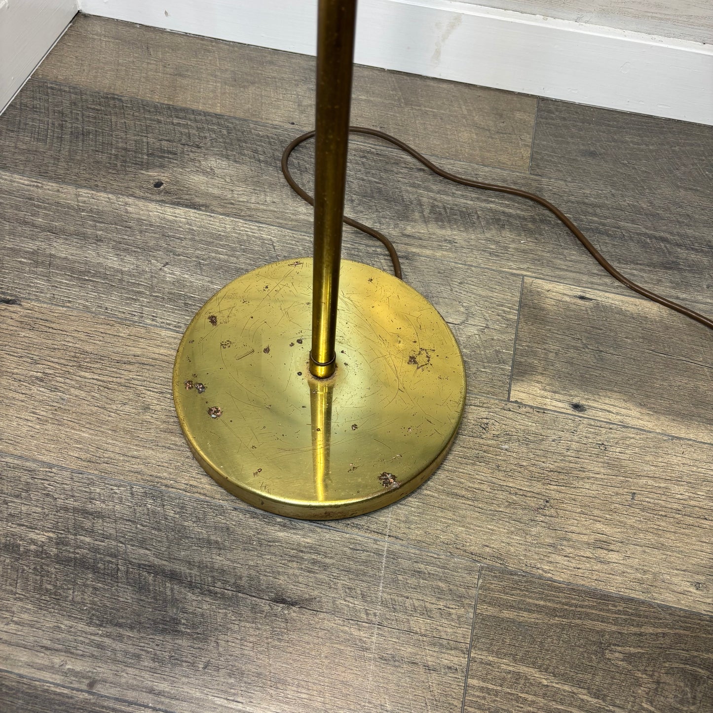 Vintage Brass Floor Lamp