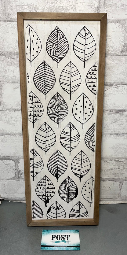 Reversible Mushroom/ Leaf Wall Decor