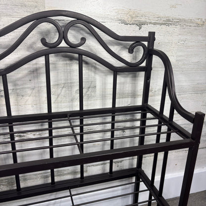 2-Tier Metal Wall Mount Shelf