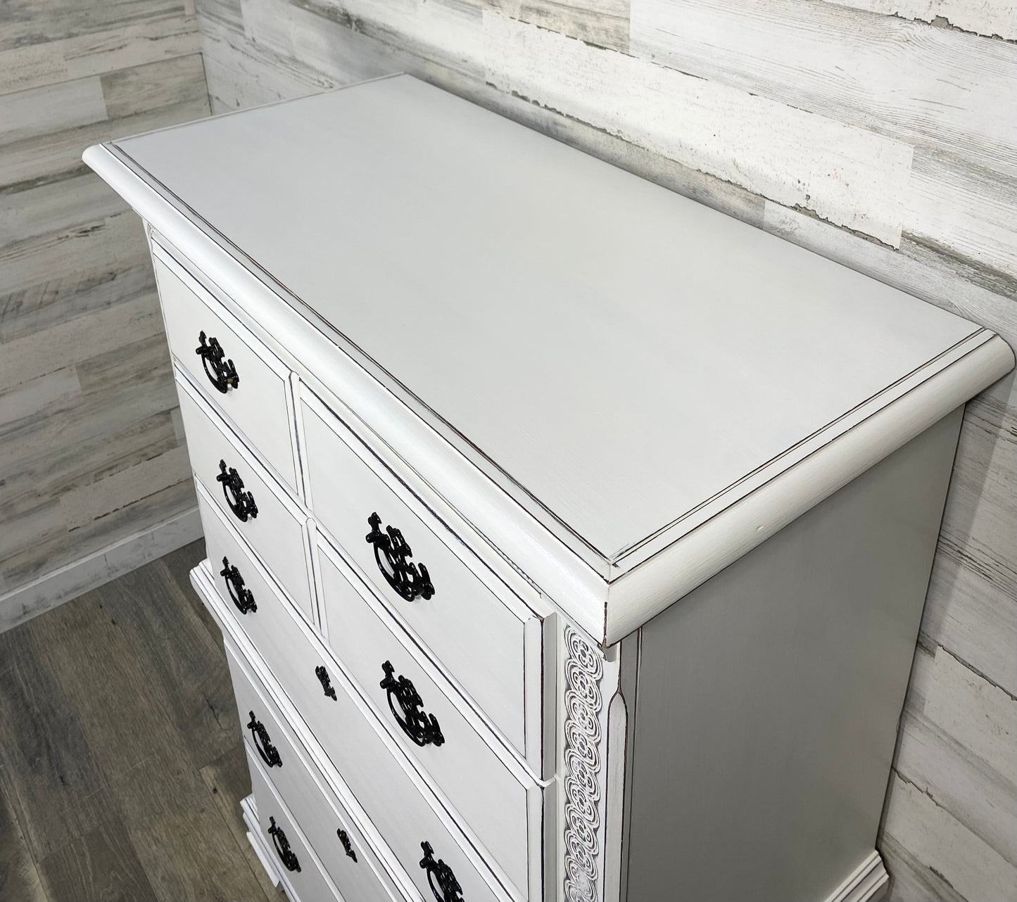 Tall White Farmhouse Dresser