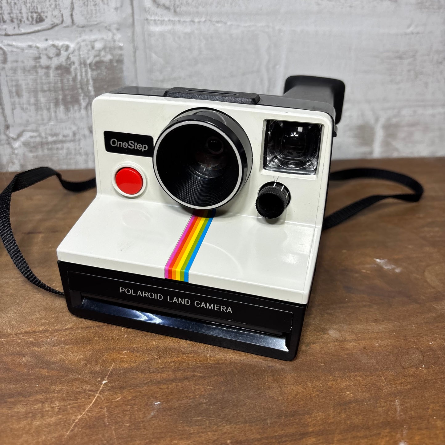 Vintage Polaroid OneStep Land Camera with Q-Light Flash Untested