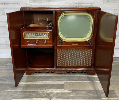 Vintage Packard Bell Stereo Console TV, Radio, Record Player