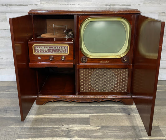 Vintage Packard Bell Stereo Console TV, Radio, Record Player