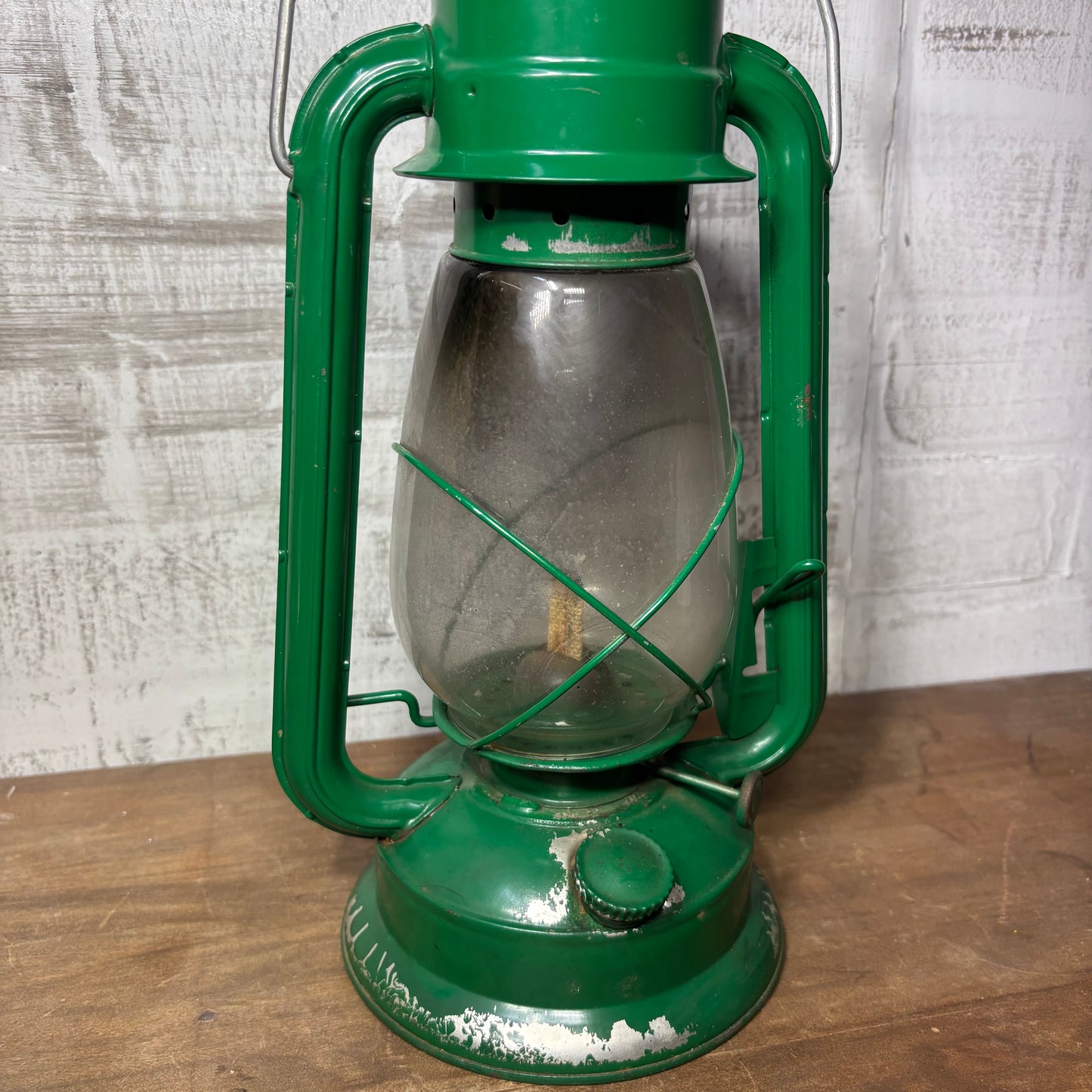 Vintage Green Kerosene Oil Lantern