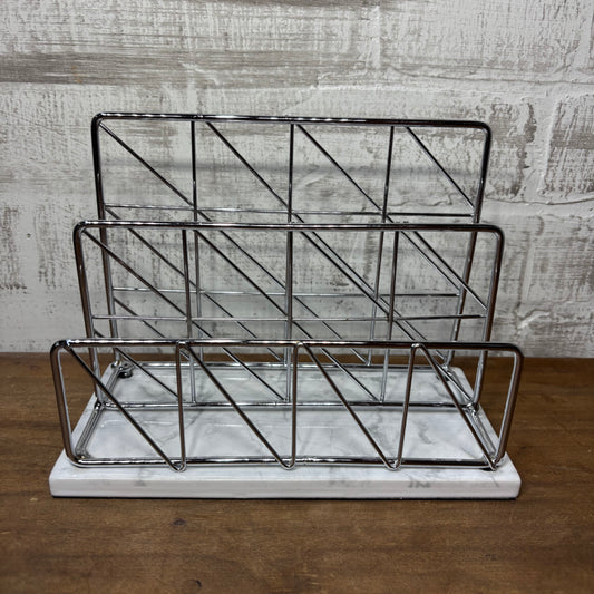 Marble Base Paper Desk Organizer