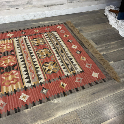 Vintage Turkish Kilim Wool Rug