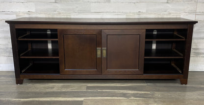 Dark Wood TV Stand