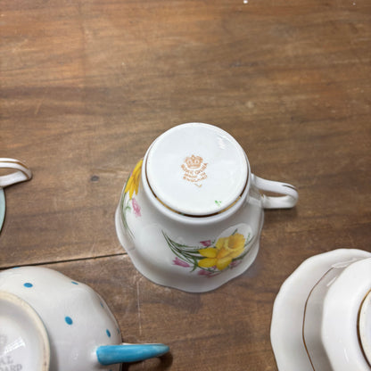 Vintage Teacup Set Of 4 #4