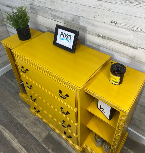 Yellow Buffet Desk