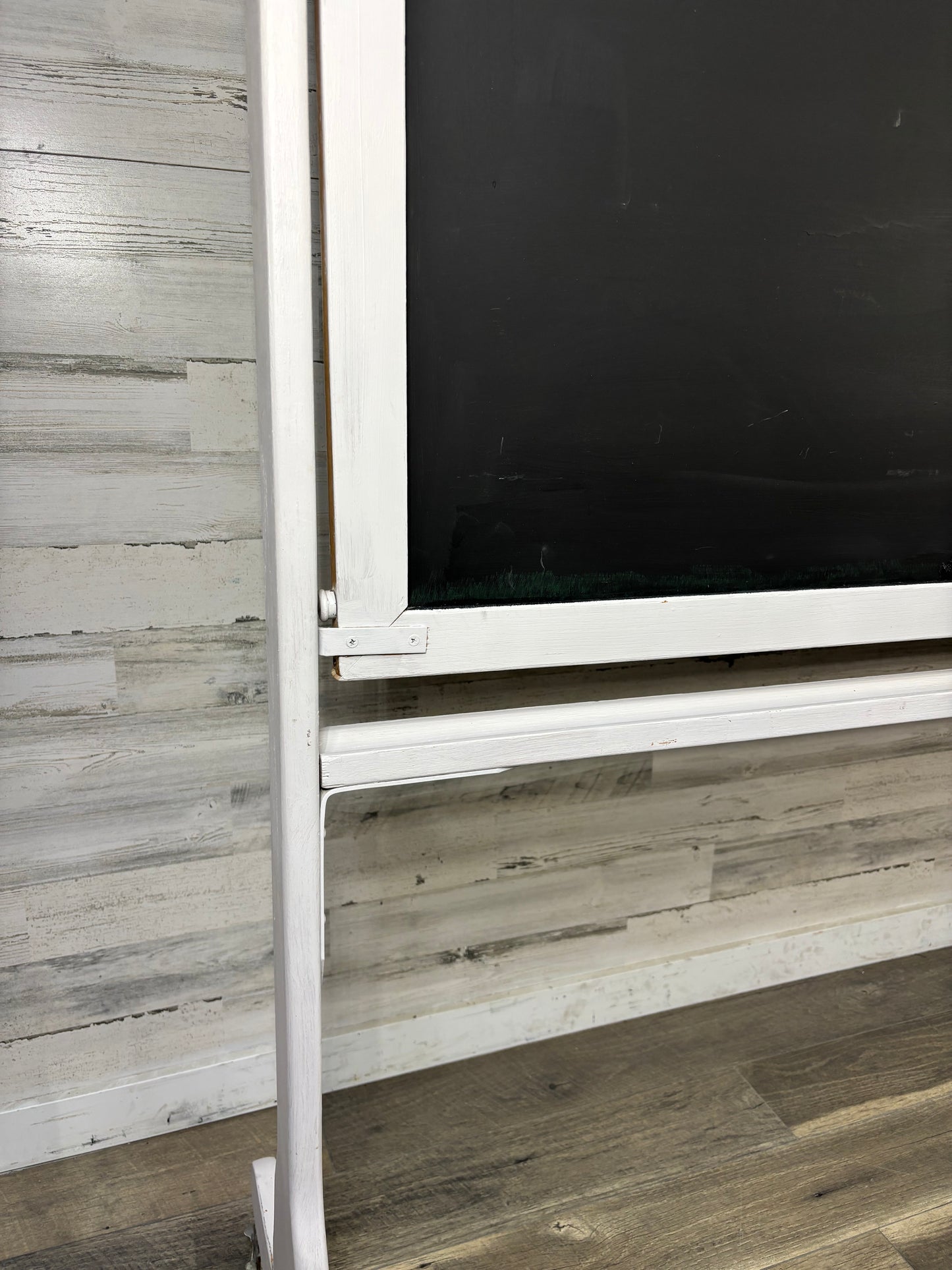 Large Vintage Wooden Double Sided Chalkboard