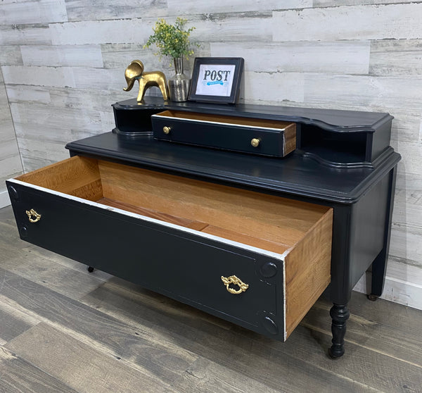 Short Black Dresser