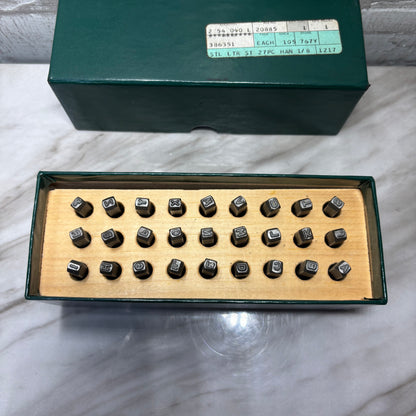 Vintage Ace Standard Duty Steel Letter Stamp Set