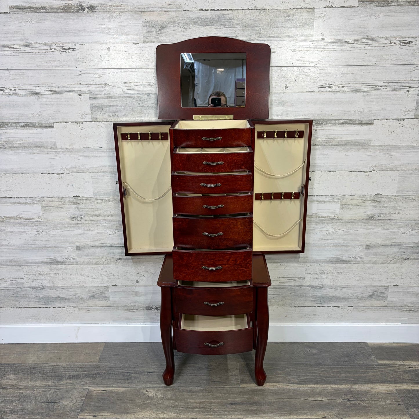 Standing Floor Jewelry Cabinet