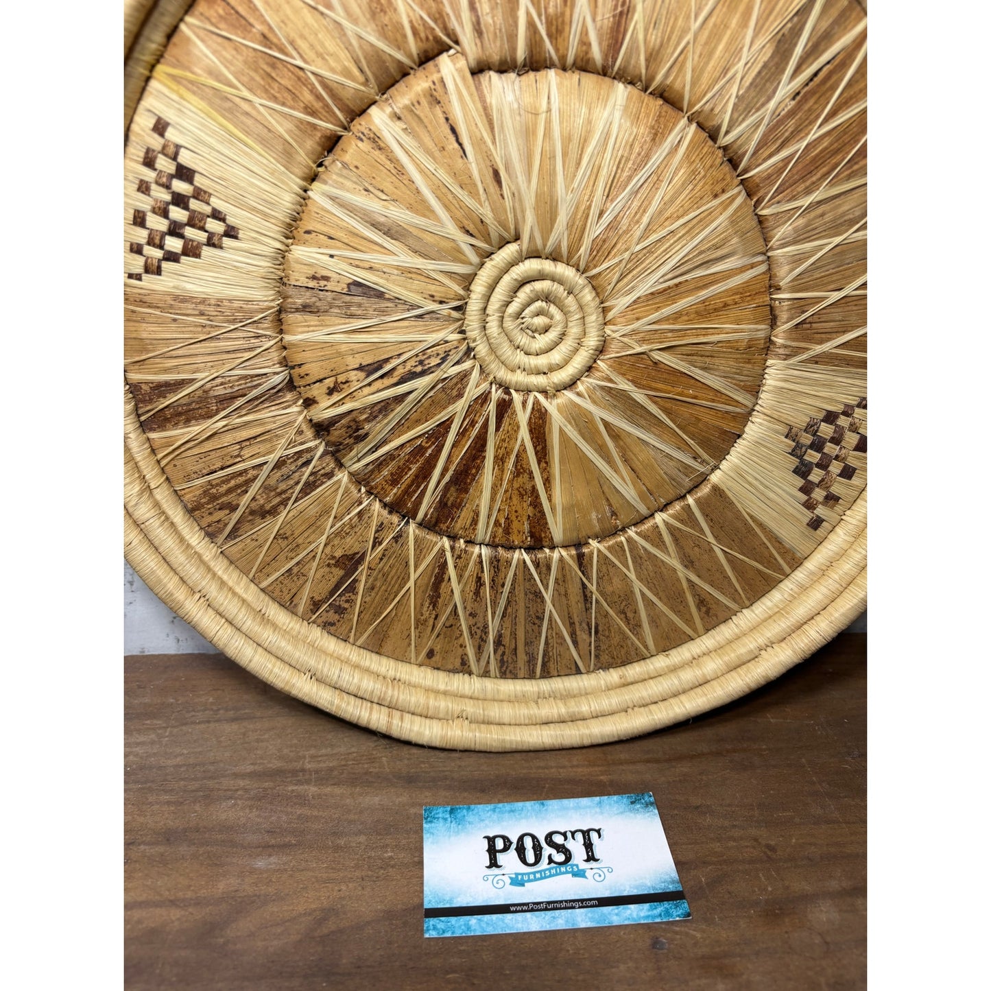 Woven Banana Fiber Tray/ Wall Decor