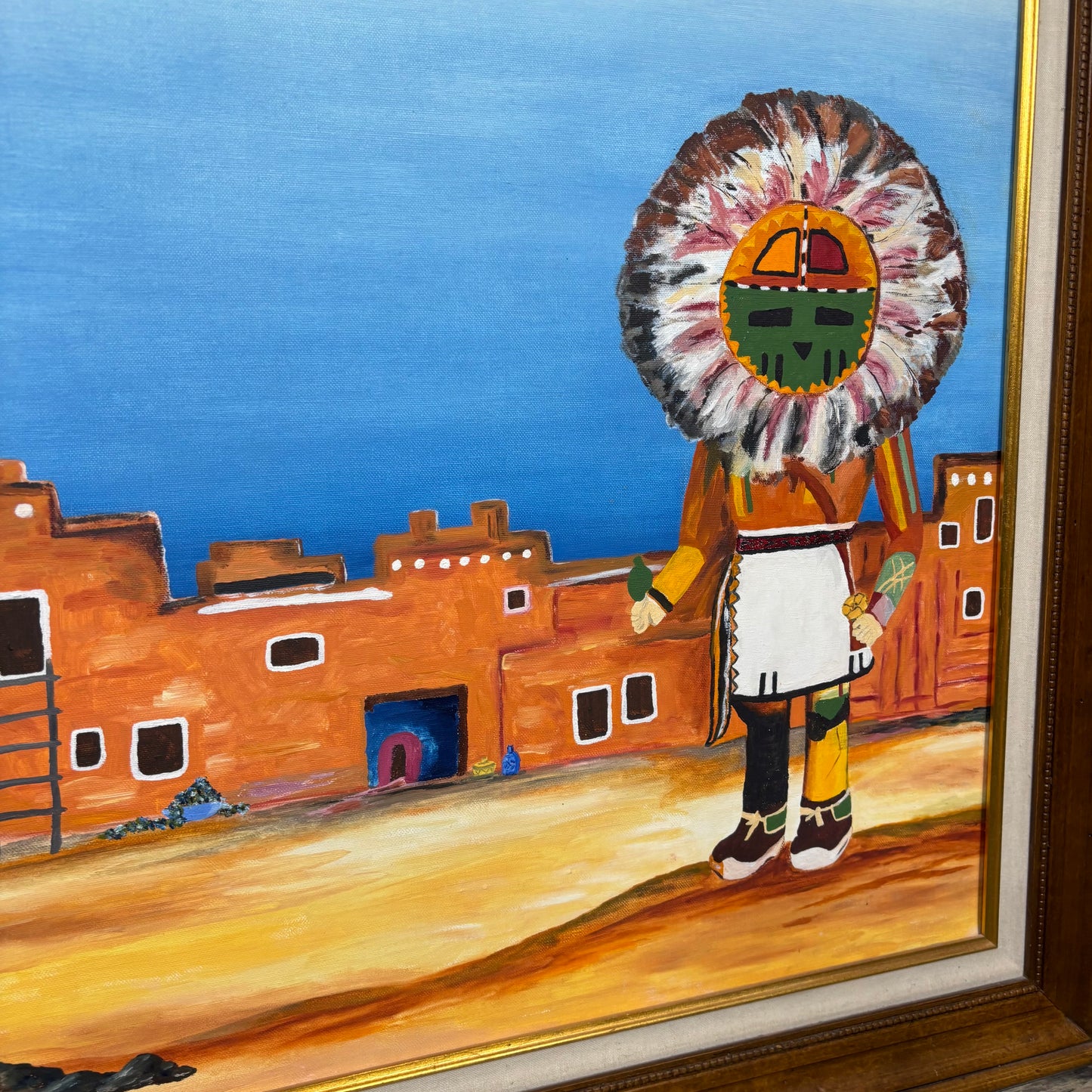 Original Artist South West Desert Framed Painting Set
