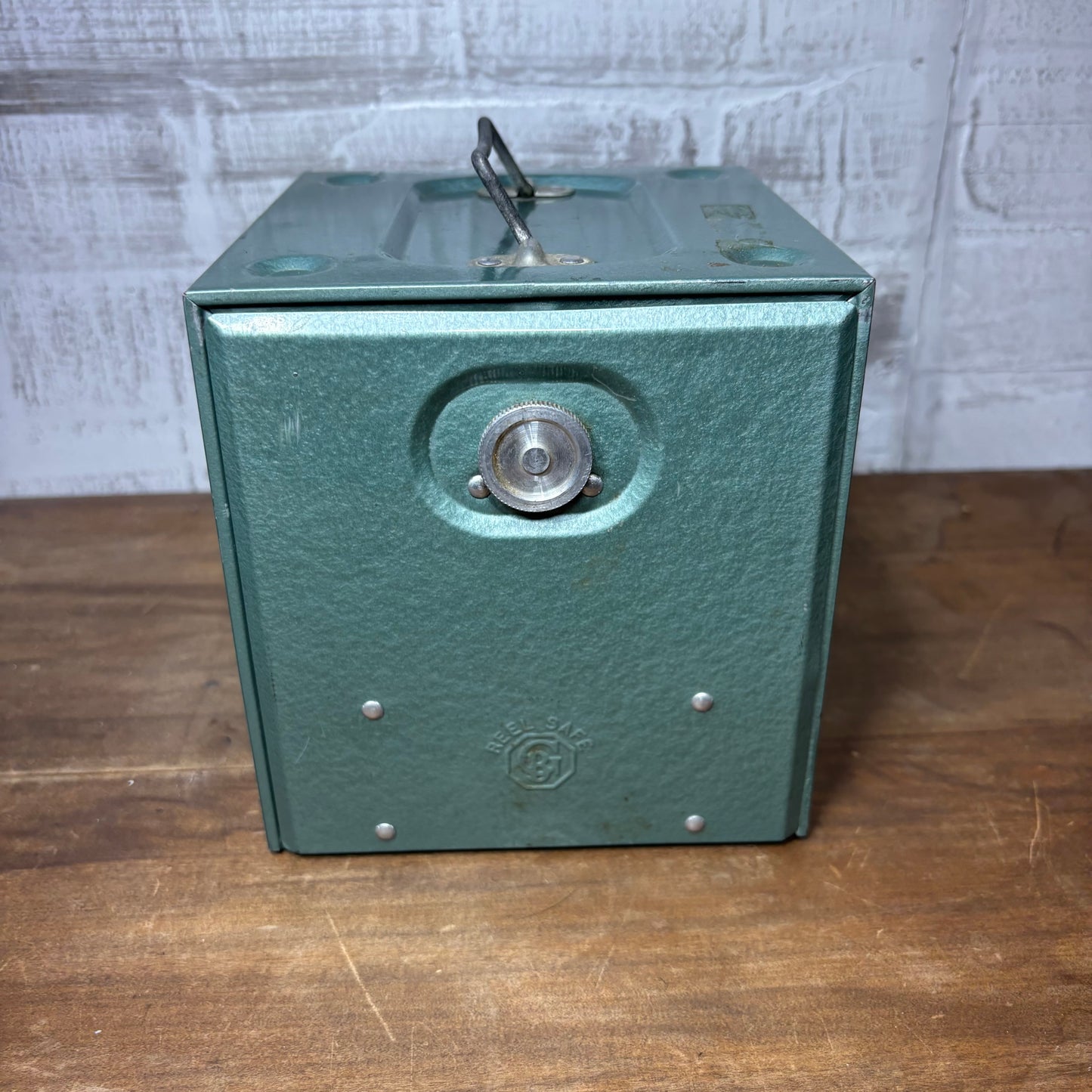 Vintage Metal Film Reel Storage Case