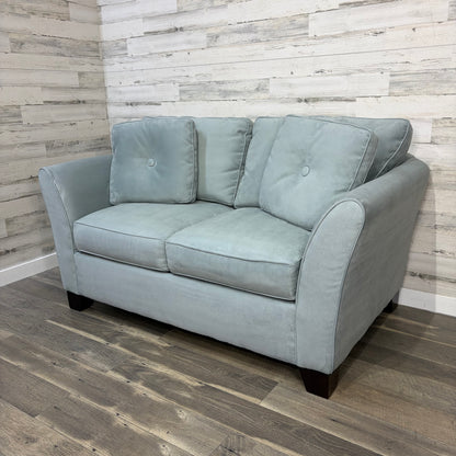 Bauhaus Blue Loveseat Sofa Couch