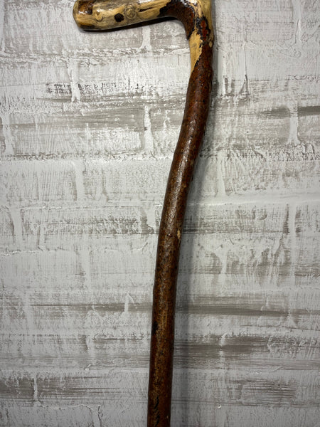 Natural Carved Wood Cane