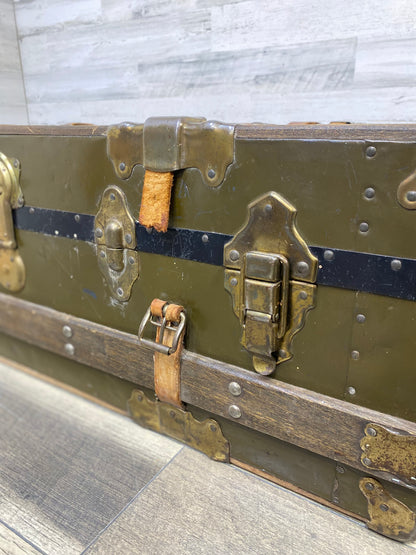 Vintage Travel Steamer Trunk