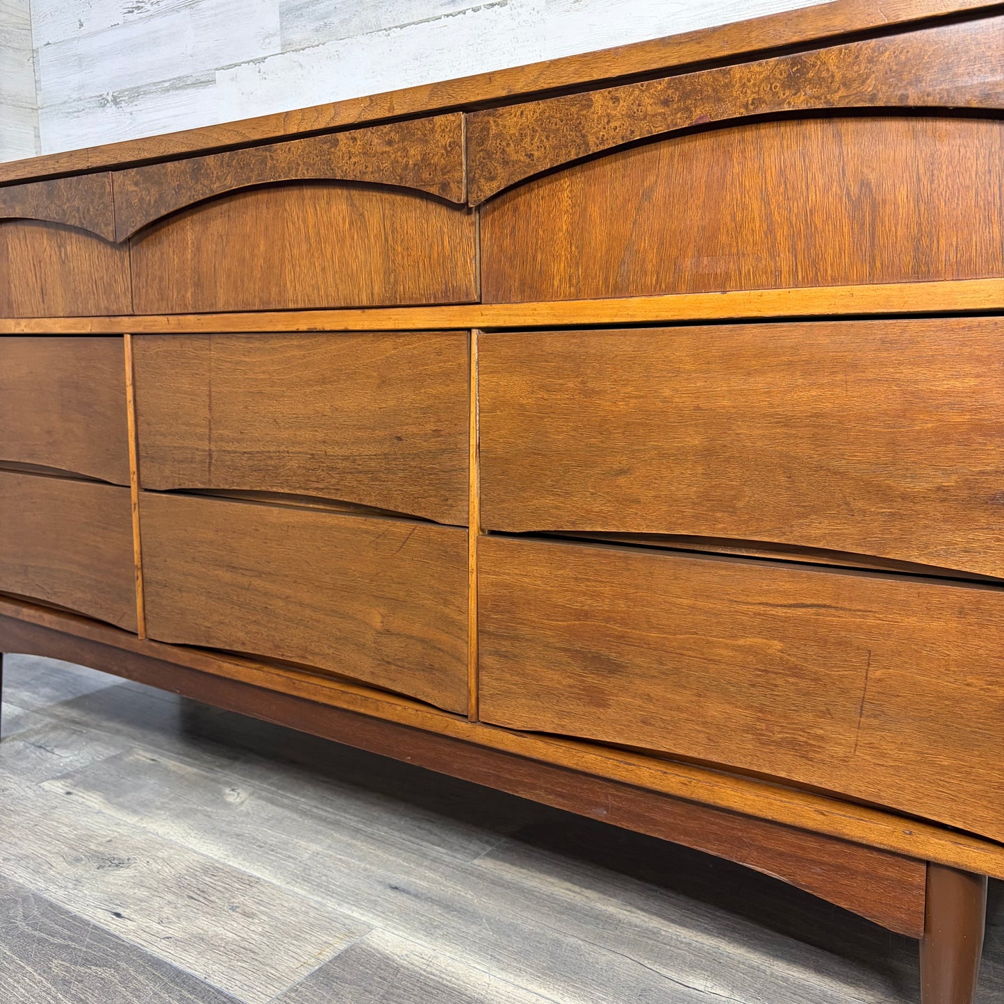 Mid Century Dresser & Nightstand Set