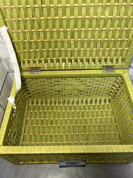 Green Woven Storage Box