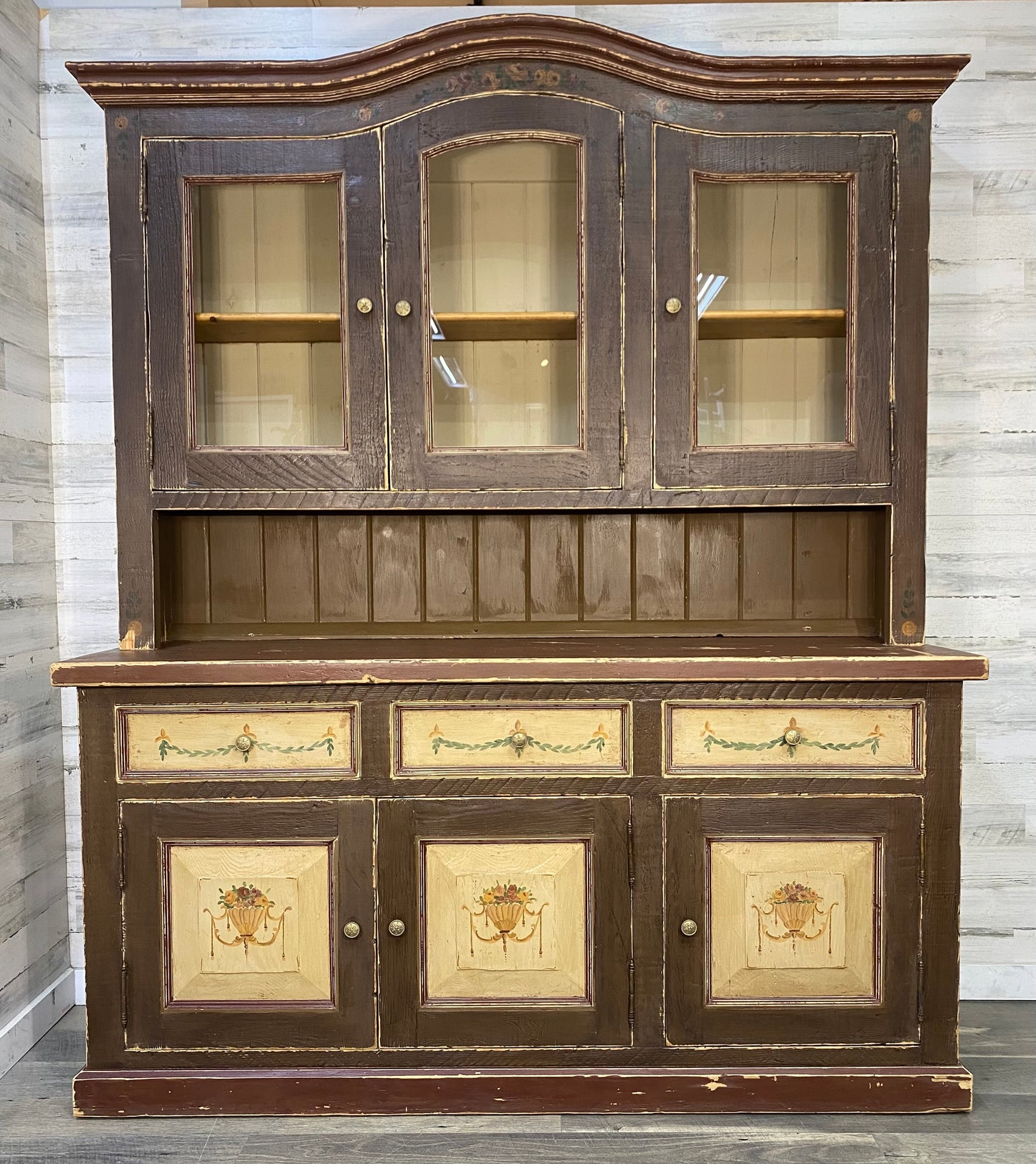 Rustic European Hutch