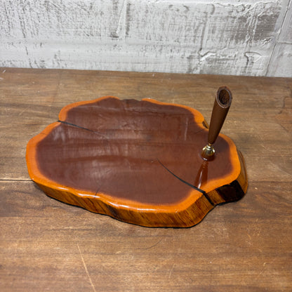 Vintage High Polished Desk Pen Holder