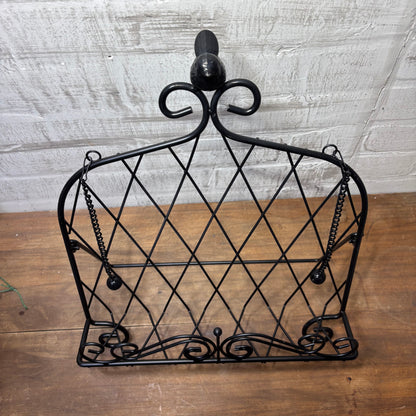 Wrought Iron Cookbook Holder