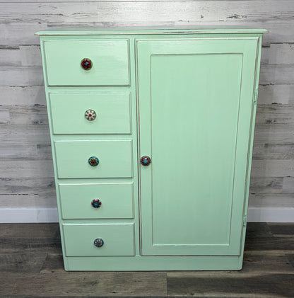 Armoire Dresser Mint Green