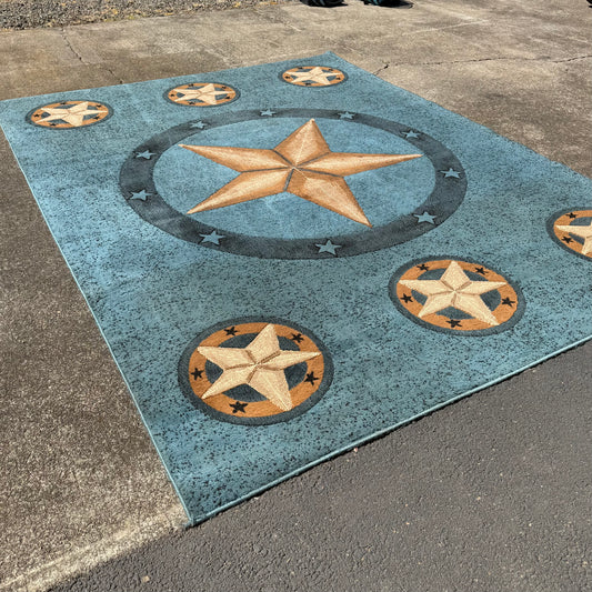 8x10 Texas Star Area Rug